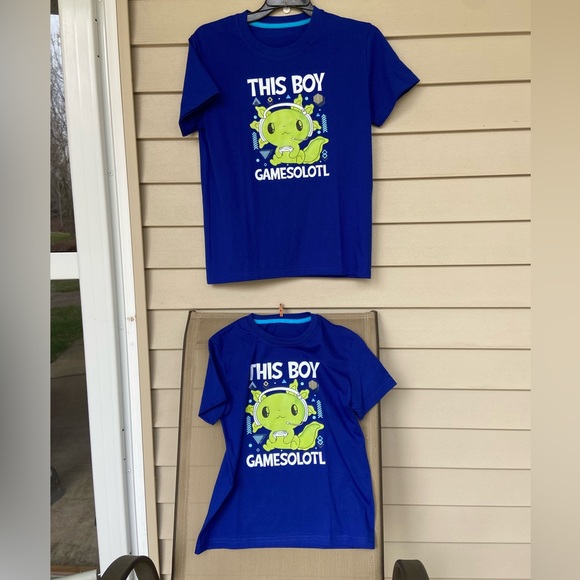 Child’s Sz-S/M/7 & M/L/10 Graphic T-Shirt w/Green Gaming Monster/Alien Character - Picture 6 of 16